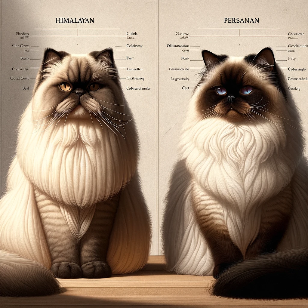 Difference between Himalayan and Persian cats