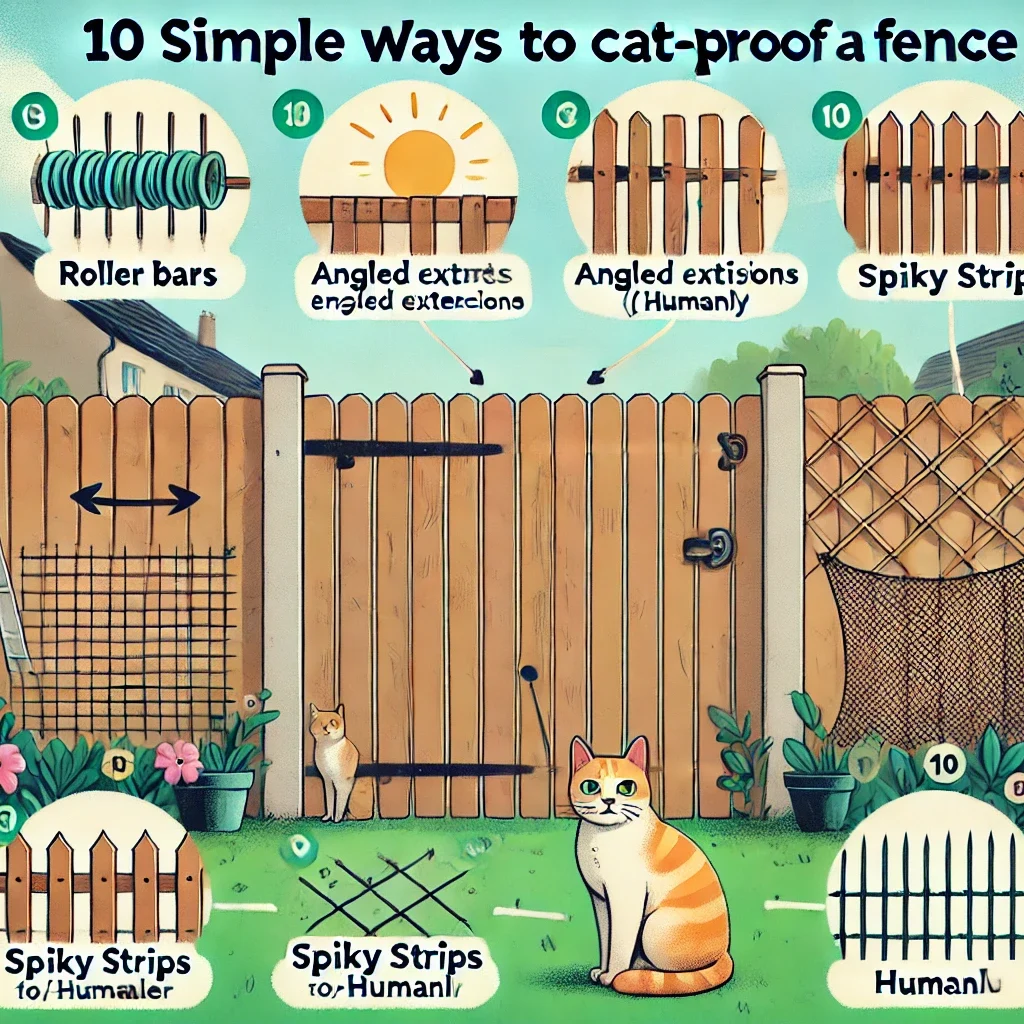 10 Simple Ways To Cat-Proof A Fence