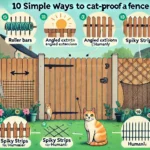 10 Simple Ways To Cat-Proof A Fence