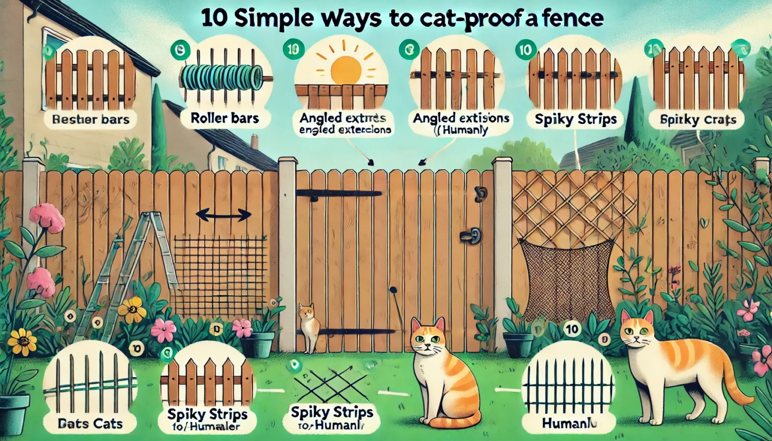 10 Simple Ways To Cat-Proof A Fence