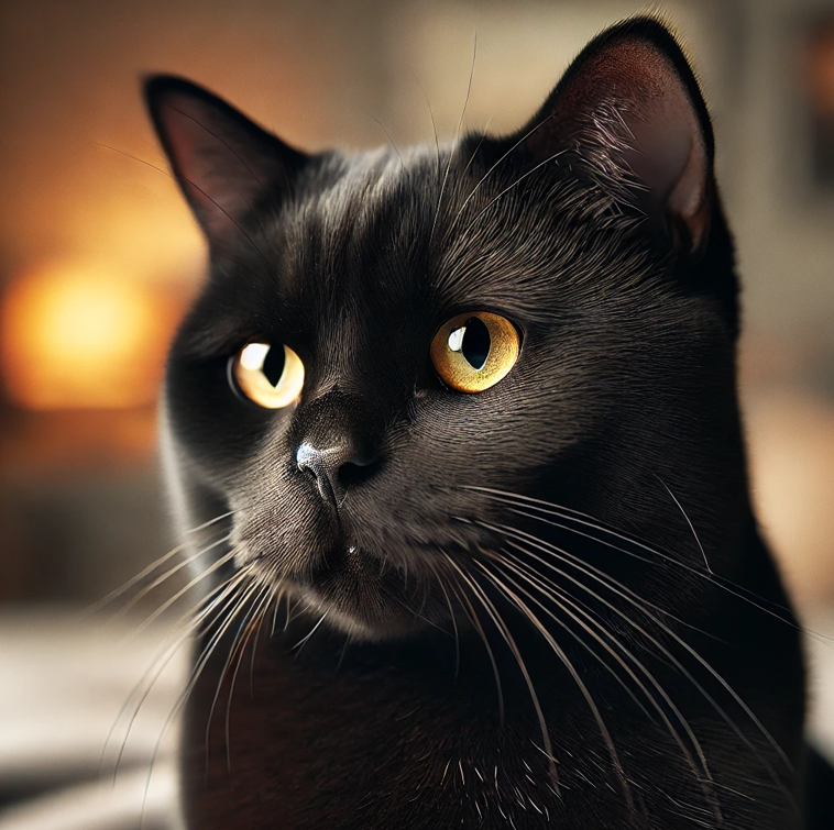 The American Shorthair Black